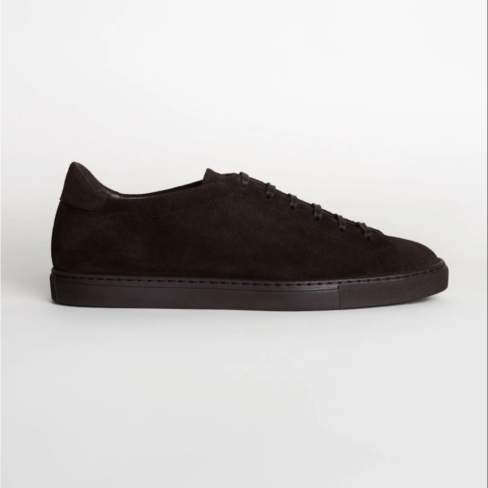 Men's Black Suede Sneakers